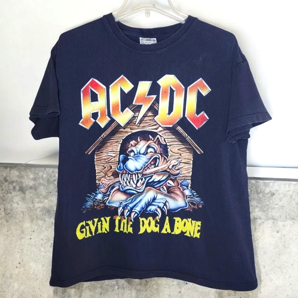 AC/DC Givin The Dog A Bone T-Shirt - XLarge (See Measurements)